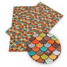 20*34 см Радуга печатных искусственная кожа DIY для Лук ткань ледерин сумка телефон Обложка Материал простыней, 1Yc7977