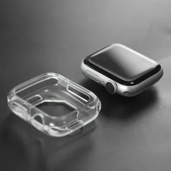 

4Mm Ultra-Thin Tpu Cover Screen Overall Protector Specially Designed For Apple Watch 4 Shockproof Shatter-Resistant Cover