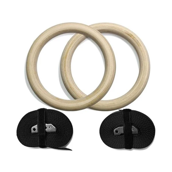 Birch Ring set Гимнастические упражнения для взрослых Березовое подвесное кольцо для домашнего спорта и оборудование для фитнеса - Цвет: Birch Ring set