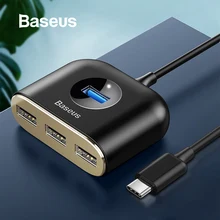Baseus USB C концентратор USB 3,0 usb-хаб для MacBook Pro Surface Pro 6 USB 2,0 концентратор USB сплиттер с микро usb портами usb type-C концентратор