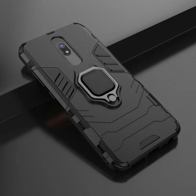 Чехол для Xiaomi Redmi 8A с кольцом на палец жесткий чехол телефона 8 32 ГБ 64 армированный