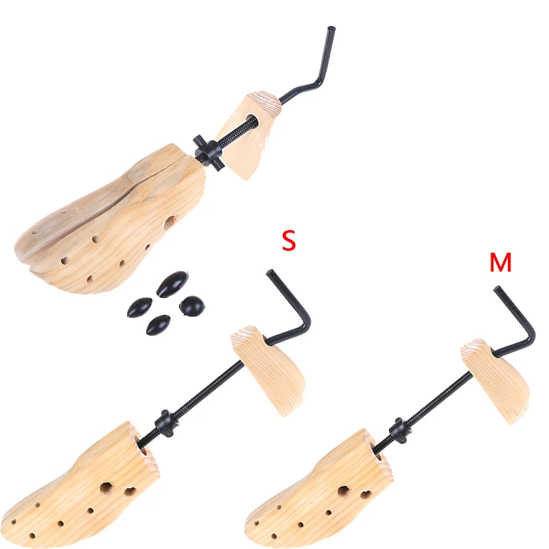 1 шт. обувь носилки деревянная обувь дерево формирователь стойки, деревянные регулируемые туфли-лодочки на плоской подошве сапоги эспандер деревья Размер S/M для мужчин и женщин