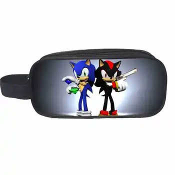 

New Game Mario Bros Sonic Boy Girl Cartoon Pencil Case Bag School Pouches Children Student Pen Bag Cosmetic bag