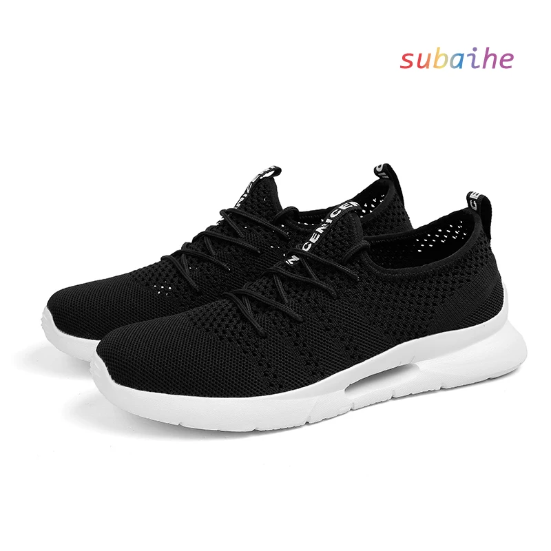 

Men's simple breathable mesh shoes running sneakers walking walking shoes