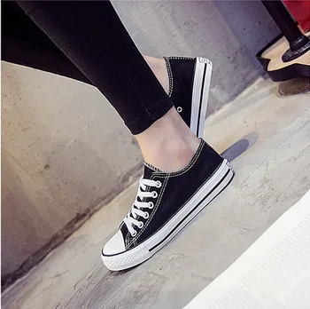 

Spring Autumn Summer New Boy Male Casual Classic Canvas Shoes Breathable Fashion Unisex Sneaker Flats Shoes Couples Size 35-44