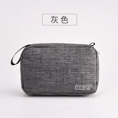 gray Beibaobao Мужская и женская подвесная многофункциональная сумочка-косметичка органайзер для путешествий туалетные принадлежности, мытье Хранение Косметики сумка косметичка Складная - Цвет: gray