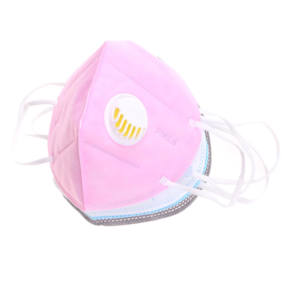 

Dust-proof Mask Breath Valve Facial Protective Cover Ear-loop Face Mouth Masks OUJ99
