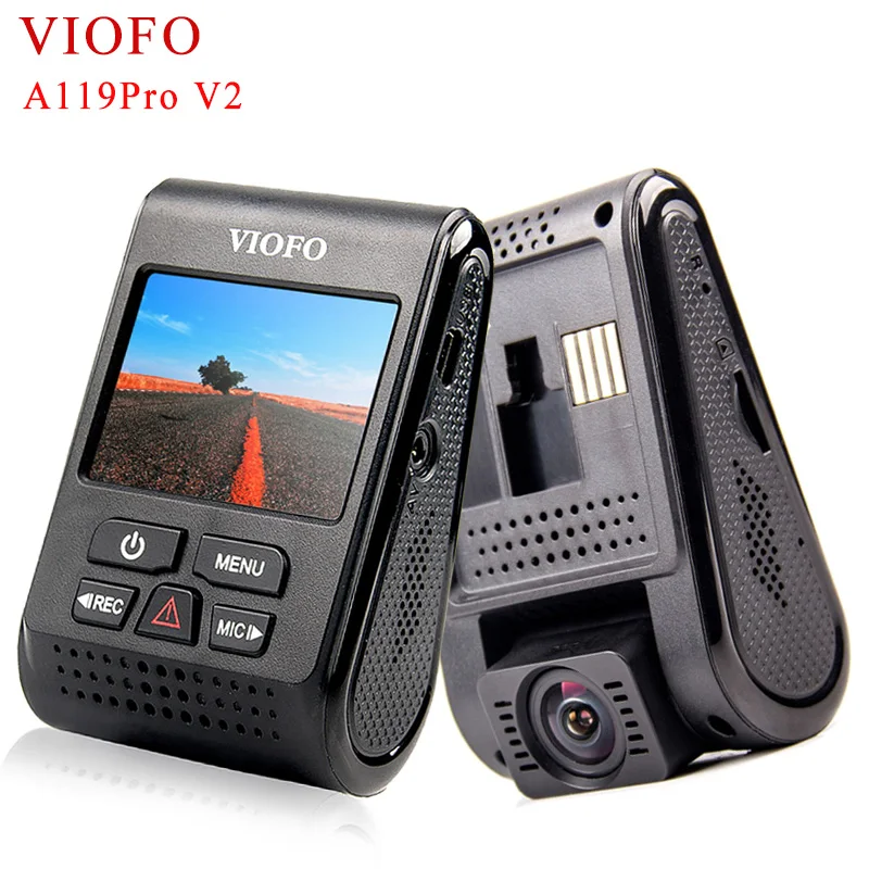Viofo A119 Pro Автомобильные видеорегистраторы супер конденсатор 7 г F1.6 dashcam Сенсор AR0521