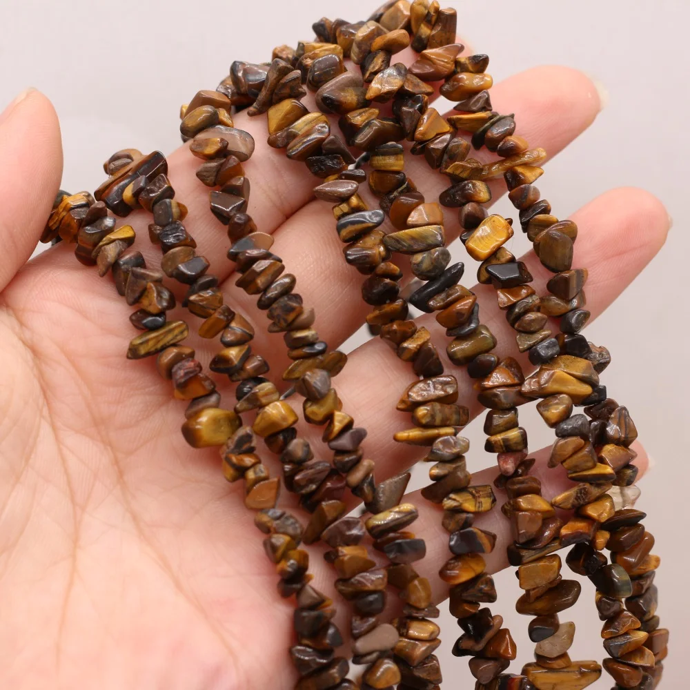 

Natural stone Beads irregular Shaped Tiger Eye Stone crystal gravel Beaded For Jewelry Making DIY Bracelet Necklace Accessories