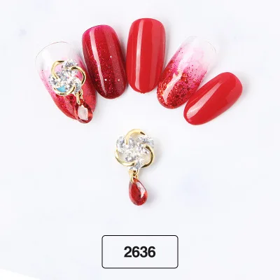 10 шт. роскошный Циркон флэш украшения для ногтей лебедь кулон лук фототерапия украшения для ногтей невесты - Цвет: Лаванда