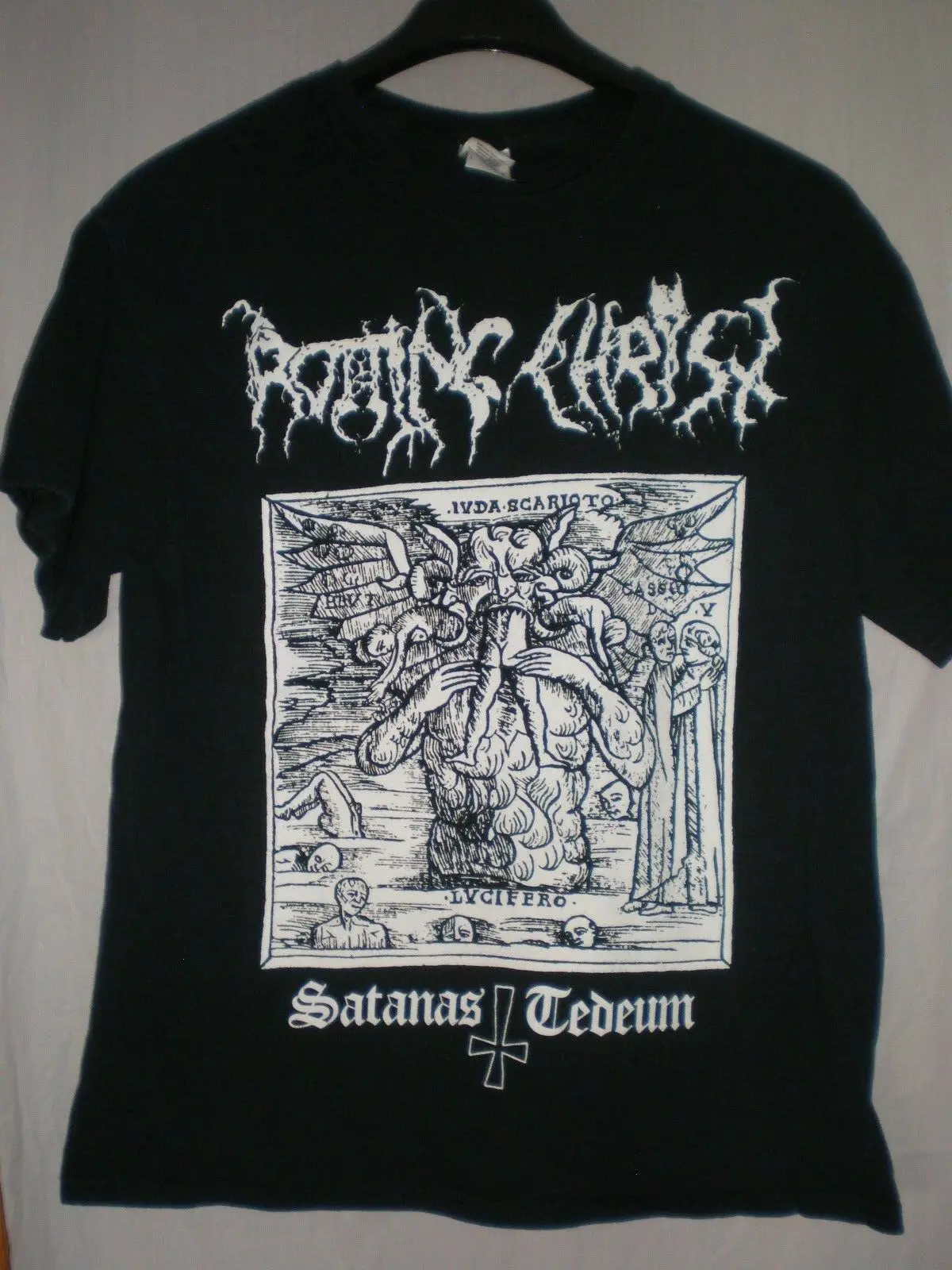 Гниющая футболка с Христом Satanas Tedeum большой размер |