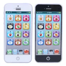 Обучающая английская машина с классной музыкой светильник сенсорный экран мобильный телефон игрушка Ранние развивающие игрушки для детей подарок