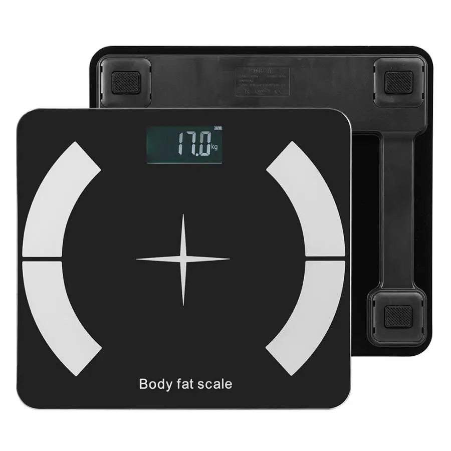 Bluetooth Body Fat весы lcd Цифровые весы для ванной с приложением для смартфона сильная прочность