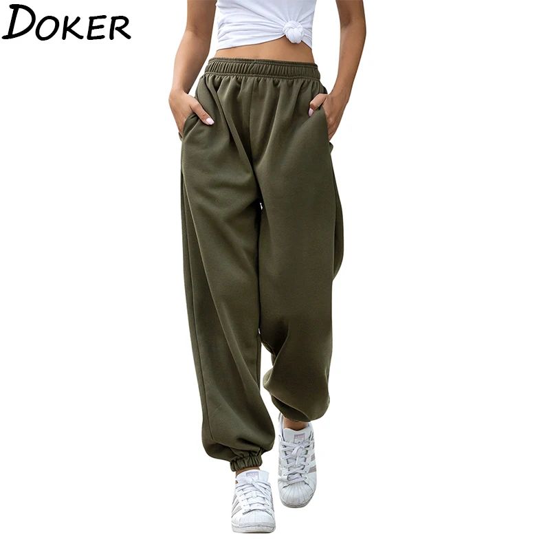 2020 Solid High Waist Pants Women Clothes Fashion Casual Streetwear Women Pencil Pants Plus Size Loose Sweat Pants Joggers Women 2020 Solid High Waist Pants Women Clothes Fashion Casual Streetwear Women Pencil Pants Plus Size Loose Sweat Pants Joggers Women