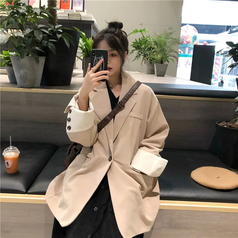 Винтажные женские блейзеры больших размеров, белый блейзер, Femme Chic Chaqueta Mujer Bleiser Feminino