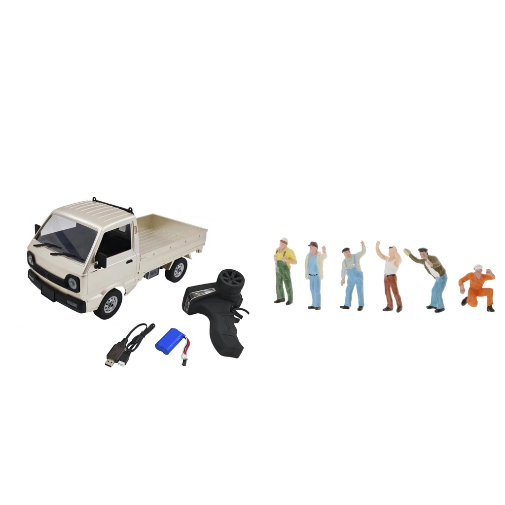 WPL D12 1/10 RC Car Model Electric Toy Simulation  Truck Climbing Car