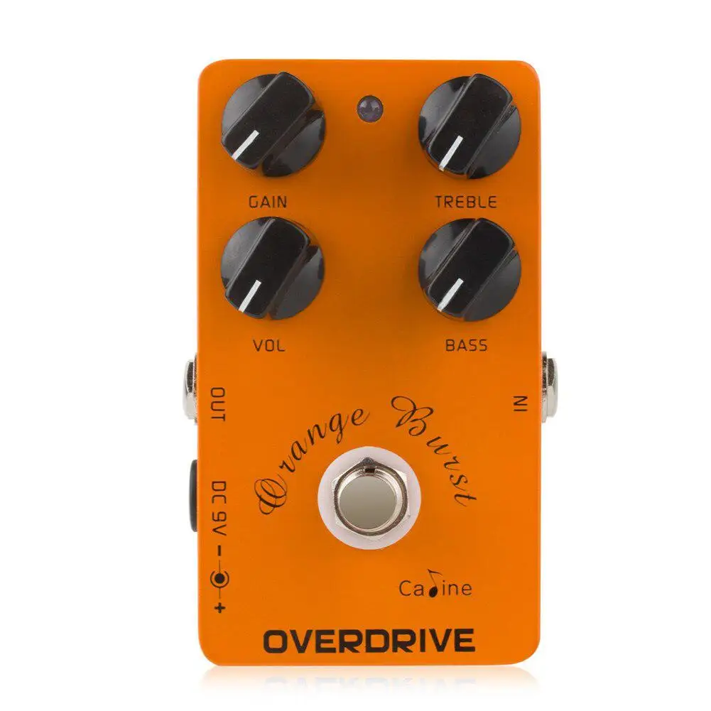 10-полосным эквалайзером Электрогитары для создания спецэффектов Overdrive Stompbox режим задержки педаль строка Запчасти гитары эффект для начинающих, Новинка
