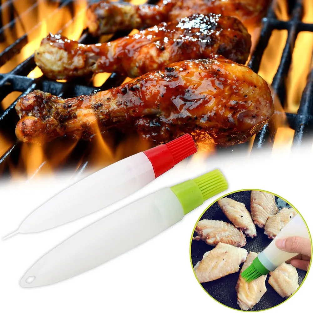 High Quality Silicone Oil Brush Bottle BBQ Cooking Baking Pancake Basting Tool