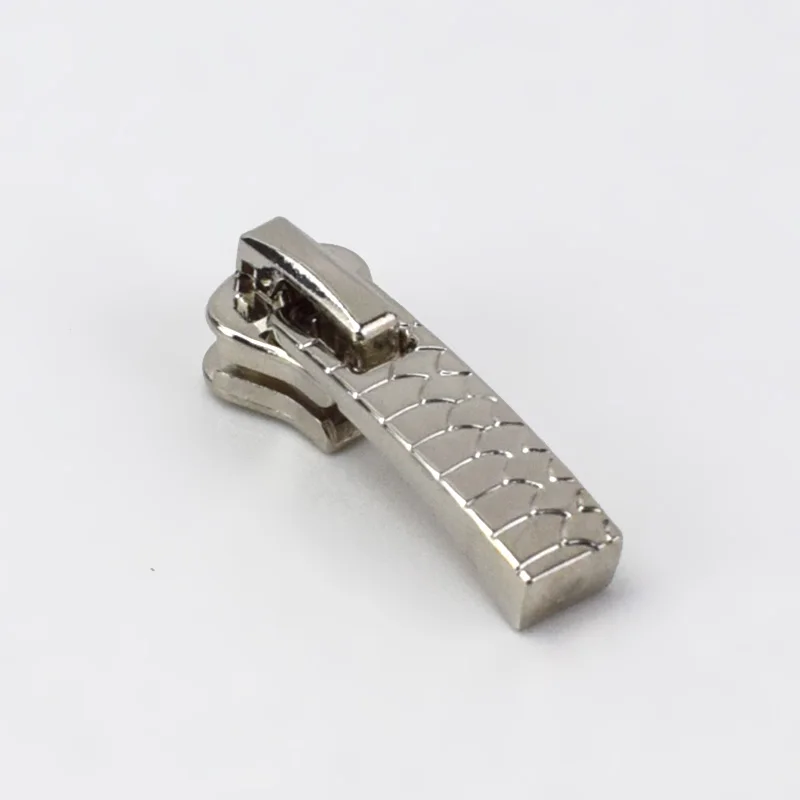 Silver Meetee 10 шт. 5# металлическая водонепроницаемая черная куртка на молнии, пальто на молнии, ползунки, поделки, декоративные аксессуары, G3-1 - Цвет: Silver