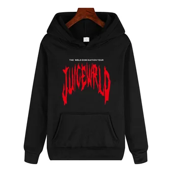 

2020black and white red JUICEWrld hoodie sweatshirt juice wrld harajuku juice wrld juicewrld trap rap rainbow glitch juice world