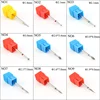 ERUIKA 24 Type Diamond Nail Drill Bit Milling Cutter for Manicure Rotary Burr Electric Machine Accessories Nail Files Brush 2