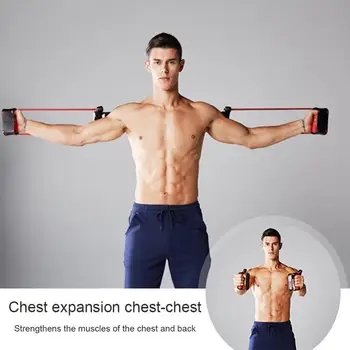 

110CM Multifunctional Rally Push up Stand Bar Resistance Muscles Home Resistance Band Men Chest Workout Women and Fitness R9W1