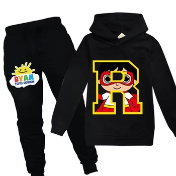

New Alan Walker Children sets Clothes Boy Ryan Toys Review Active sweatshirts pants Tops hoodies Toddler Baby Kids Pudsey Outfit
