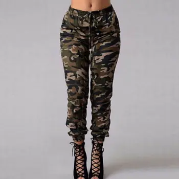 

Autumn Outdoor Camping Womens Camo Trousers Casual Hip-hop Military Army Combat Camouflage Pants S-2XL Plus size pants hot