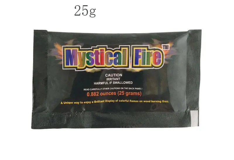 Color flame powder mysterious fire magician skill magic flame color change agent party beach bonfire party fireworks toy