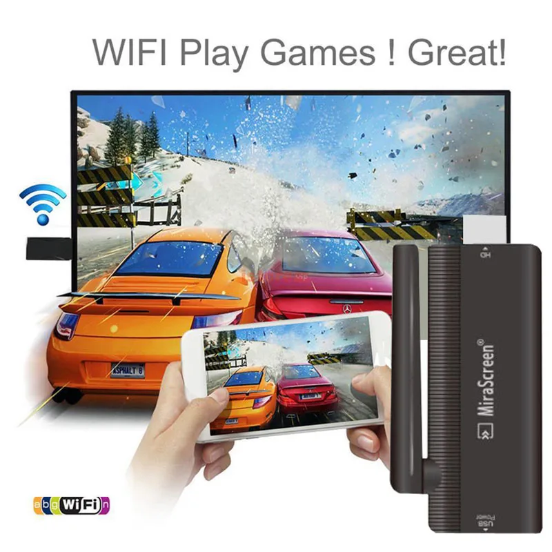 Беспроводной Wifi HDMI ключ 1080P Airplay зеркальный экран для ТВ Видео адаптер iPad iPhone 11X8 PLUS