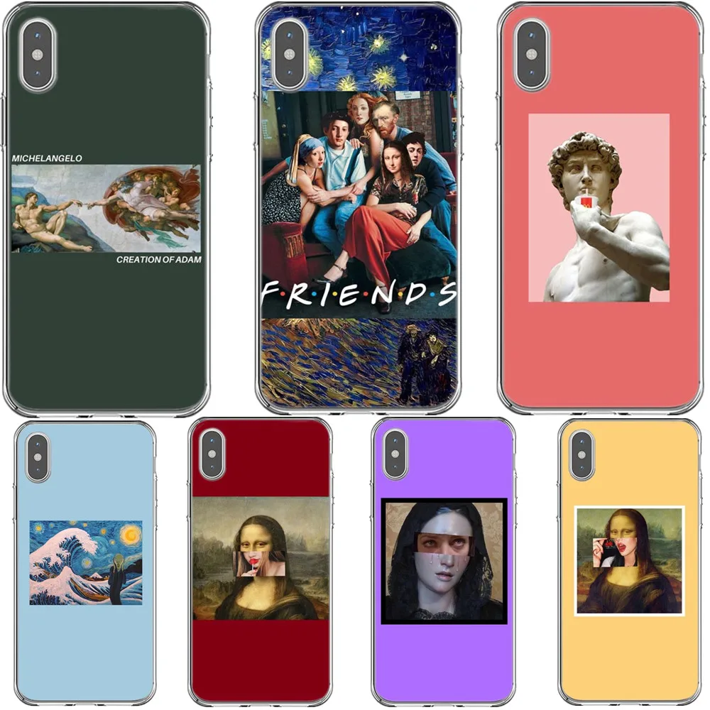 Чехол для телефона с художественной картиной День рождения Венеры iPhone XS MAX XR Mona Lisa