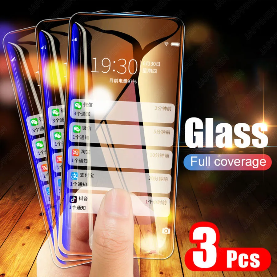 

3Pcs/Lot 9H HD Clear High Sensitivity Tempered Glass for Huawei Honor 9X 8X Pro 10 Lite 10i View 20 Play Nova 5 5i Pro P Smart Z