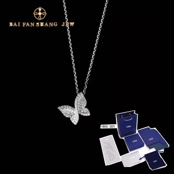

2020 Fashion Jewelry SWA New Butterfly Necklace White Gold Classic Butterfly Decoration Female Romantic Jewelry Gift