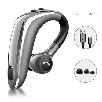 

Hanging Type Office Automatic Pairing Noise Cancellation Sports Hands Free Volume Controll Bluetooth Earphones ABS Mini Wireless