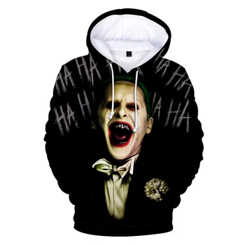 

New Haha Joker 3D Hoodie Men Women Fashion The West Style Anime Hoodies 3D Print Haha Joker Men's Hoodie High Quality Pullover
