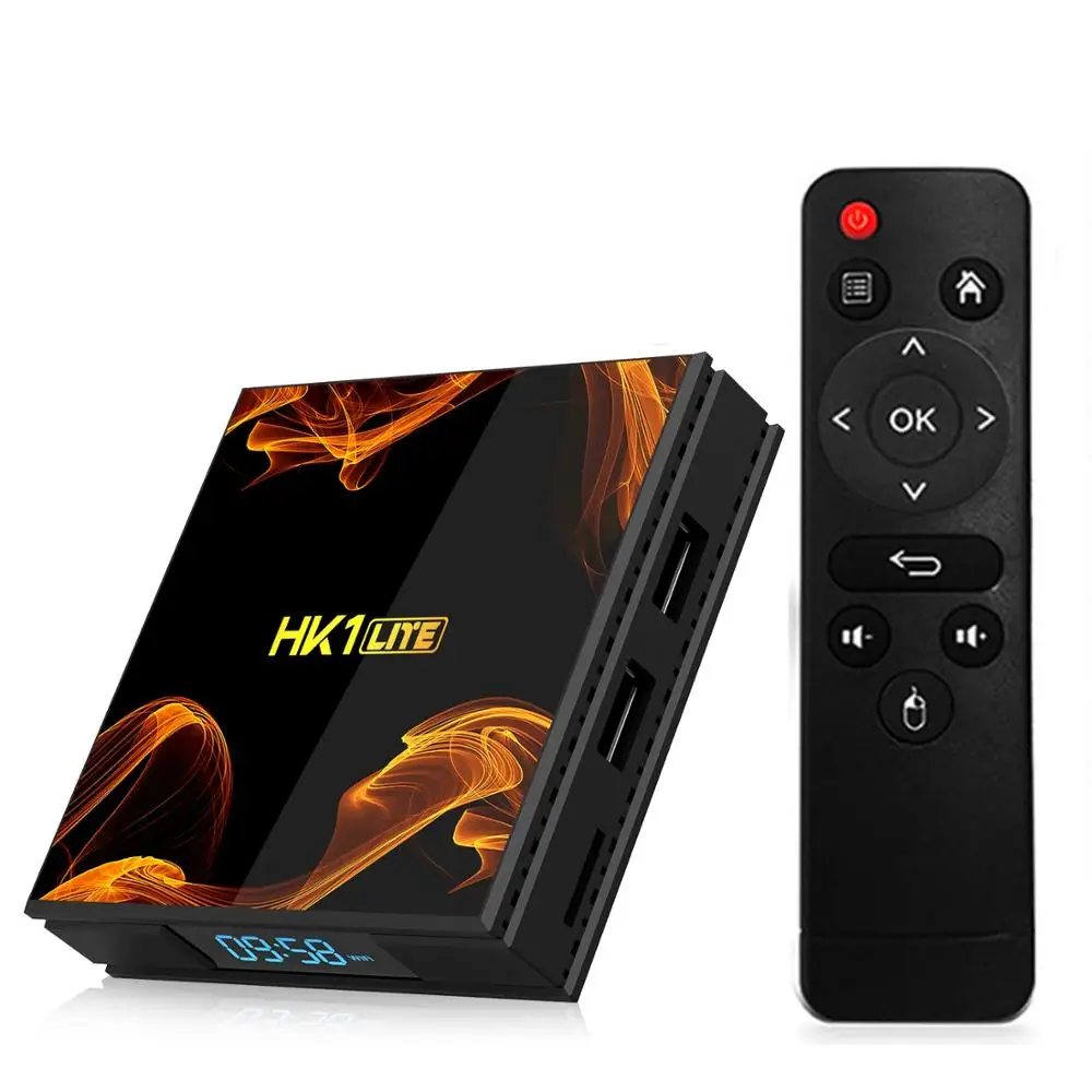 4K Android ТВ коробка Android 9,0 Media Player OTT коробка 4 ядра Cortex A7 Декодер каналов кабельного телевидения