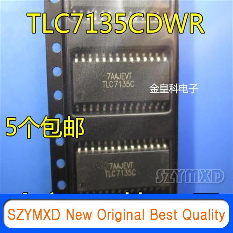 5 шт./лот новый оригинальный TLC7135CDWR TLC7135C лапками углублением SOP-28 точности