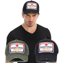 DSQICOND2, хлопок, DSQ, вышивка буквами, Мужская бейсболка, женская шапка, шляпа для папы, повседневная Кепка, хип-хоп кепка, Snapback, кепка s Bone, шапка для папы
