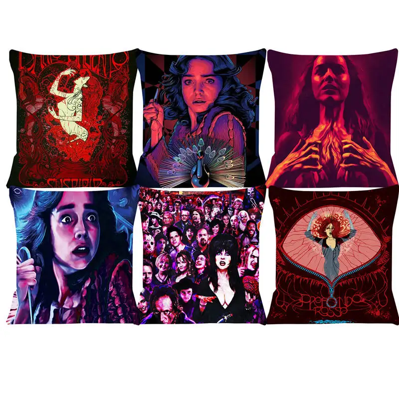 

suspiri movie Cushion Cover Decorative Pillowcase Chair Seat Square Car Pillow Cover Home Living Textile SJ-081