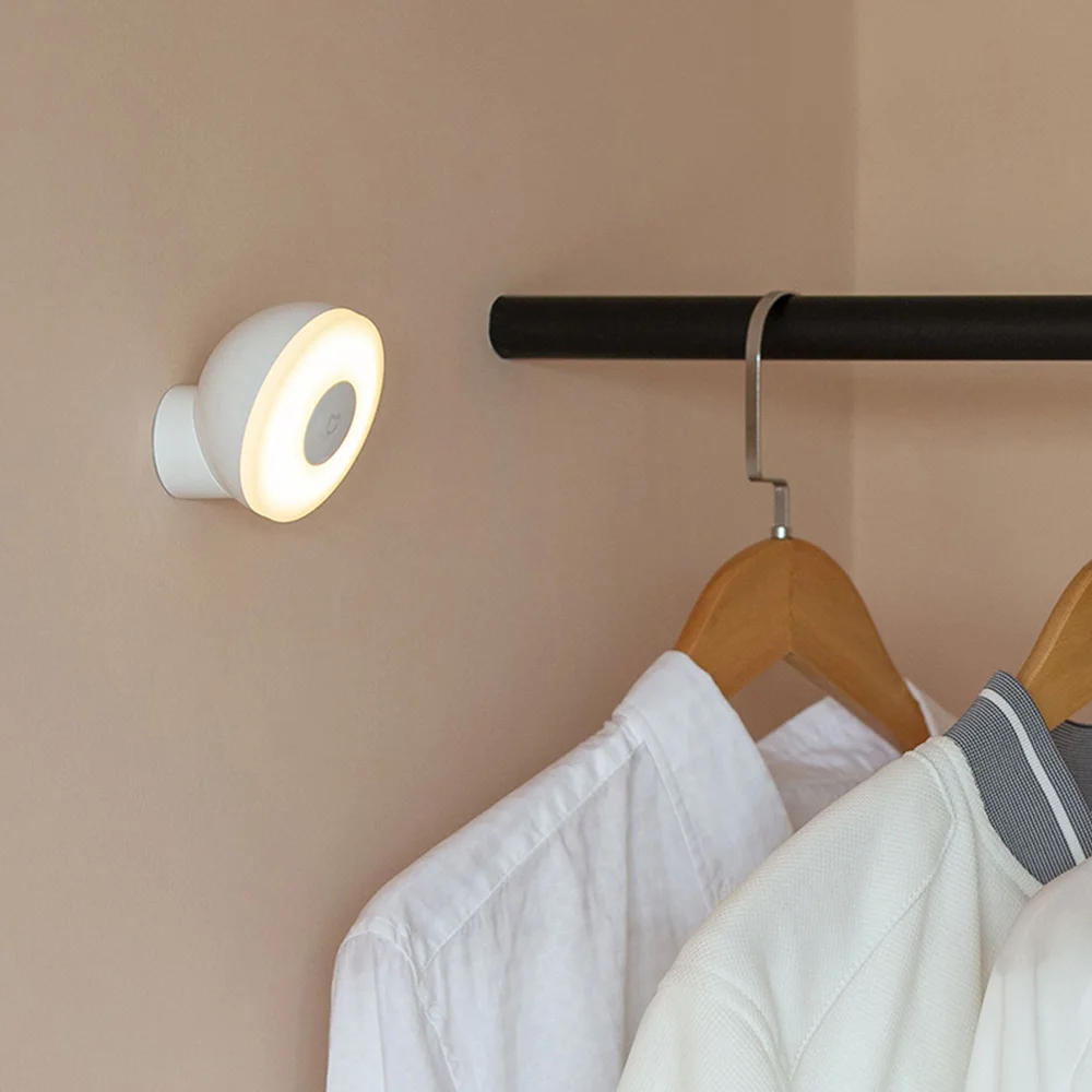 Ночник Xiaomi Mijia 2 ночник инфракрасный датчик движения и освещения вращение на 360