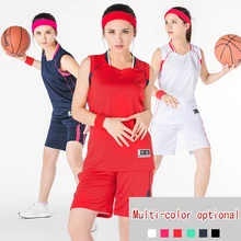 6 цветов, баскетбольный набор, Джерси и шорты, форма для девушек, студентов, сделай сам, логотип, имя, номер, для женщин, баскетбольный, для девушек, командный, спортивный костюм, сухая посадка