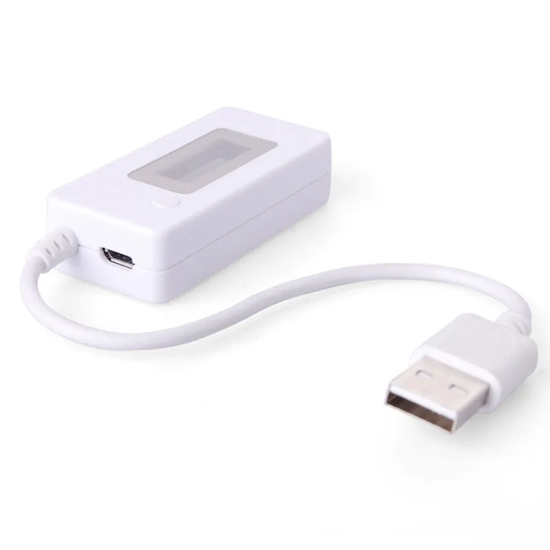 ЖК-дисплей USB зарядное устройство Емкость тока тестер напряжения метр для телефона power bank