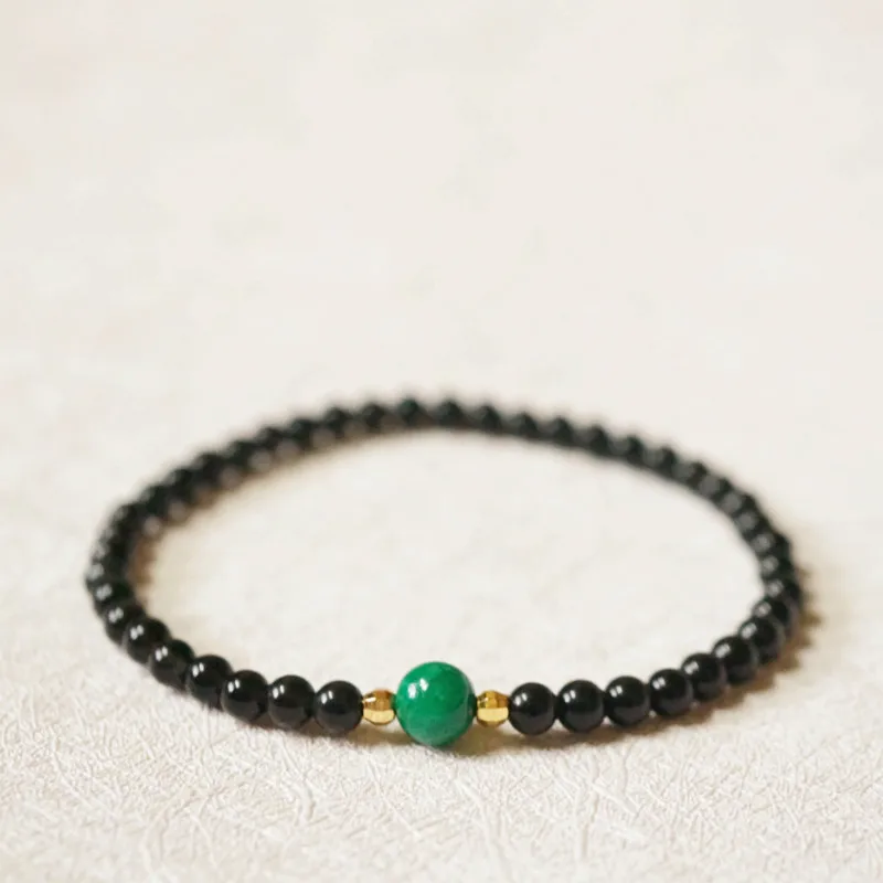 

Lily Jewelry Real Onyx Malachite Red Coral 925 Sterling silver Beads Bracelet for Men or Women Dropshipping