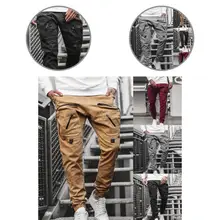 

Trendy Cargo Pants Mid Waist Streetwear Casual Spring Trousers Men Cargo Pants Men Cargo Pants