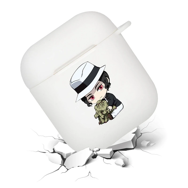 Чехол с рисунком аниме рассекающий демонов: Kimetsu No Yaiba для Apple Airpods защитный чехол