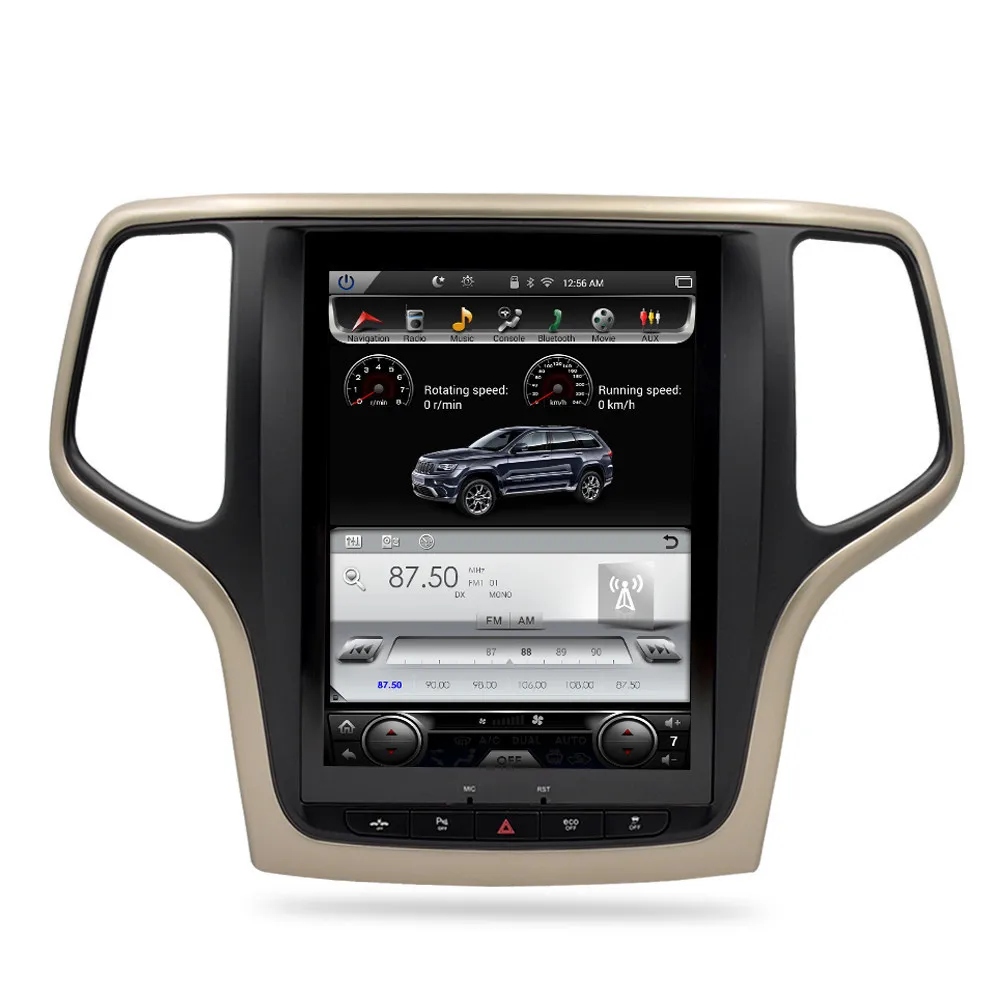 Sale 10.4" Vertical Screen Android 7.1 Car Radio For Jeep Grand Cherokee 2013-2016 Auto Audio GPS Navigation Multimedia Player Stereo 1