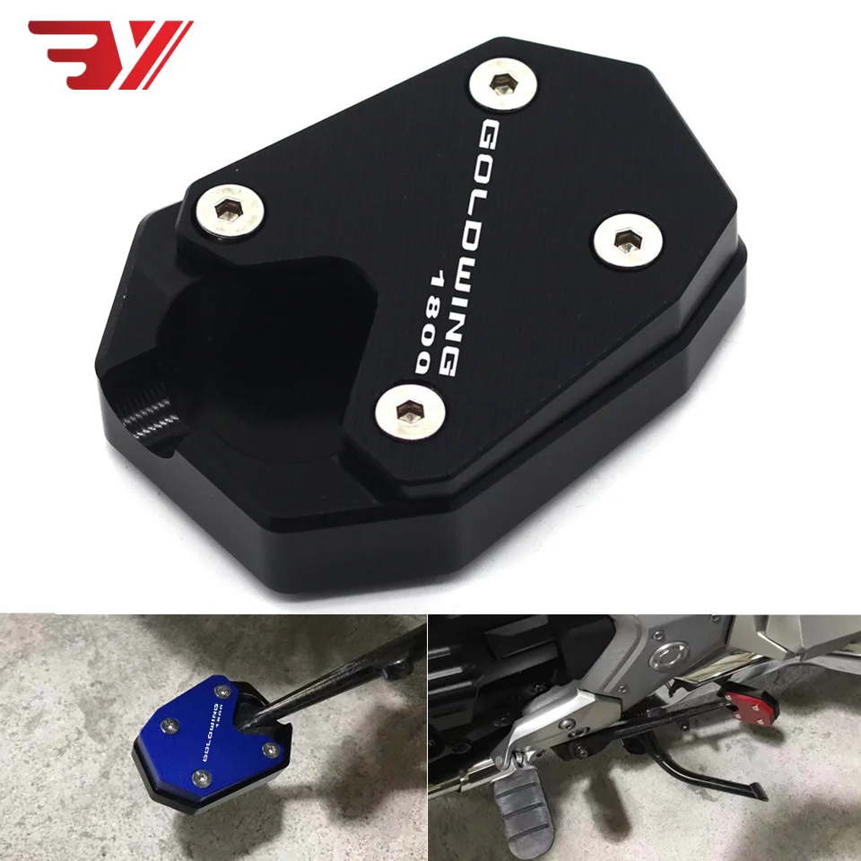 2019 New Motorcycle Side Stand Pad Plate Kickstand Enlarger Support Extension For