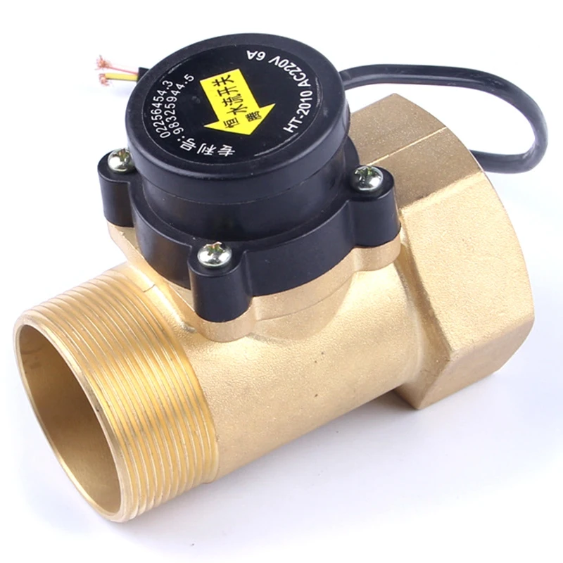 

HT2010 2 Two Inches Boosting Circulation Water Pump Flow Sensor Switch Electronic Magnetic Pipe Pressure Control Valve