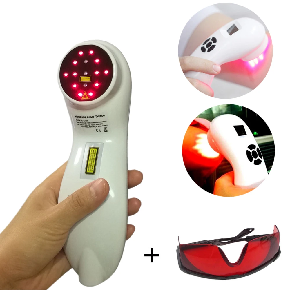 

Portable Handheld 650nm 808nm Laser Apparatus Cold Laser Medical Therapeutic Machine Psoriasis Therapy Instrument Spine Pain