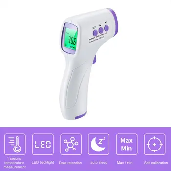 

1 Pcs Ht801 Non-Contact Forehead Temperature Tool High Precision Thermometer Industrial Temperature Meter